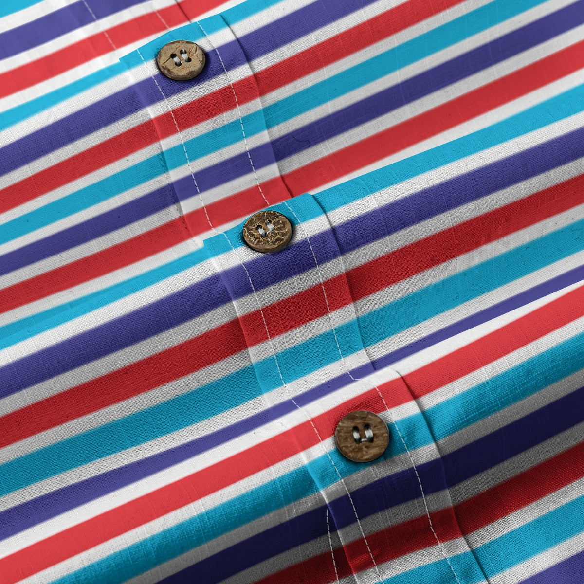 Men's Cotton Button-Up Shirt