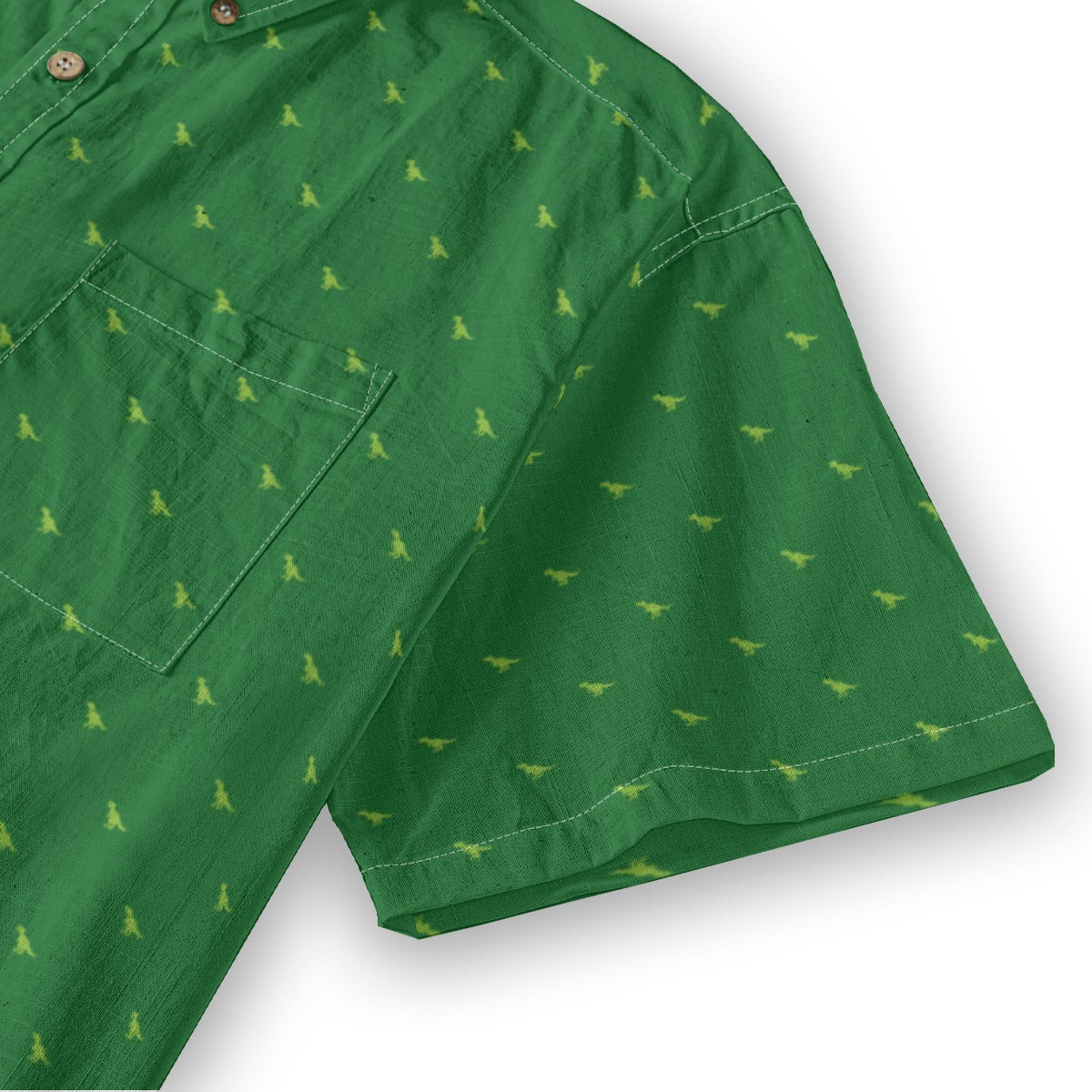 Men's Cotton Button-Up Shirt