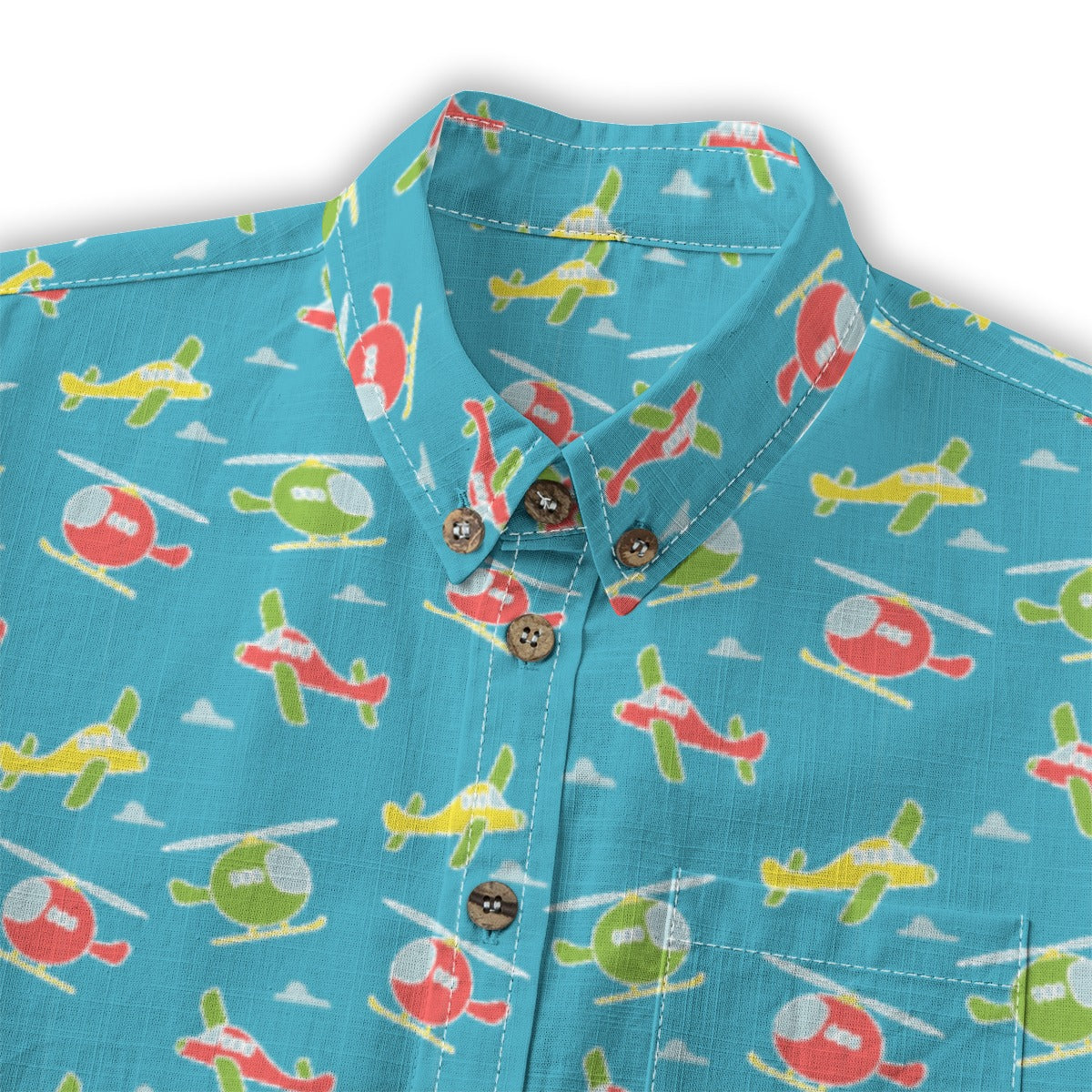 Kids' Cotton Button-Up Shirt