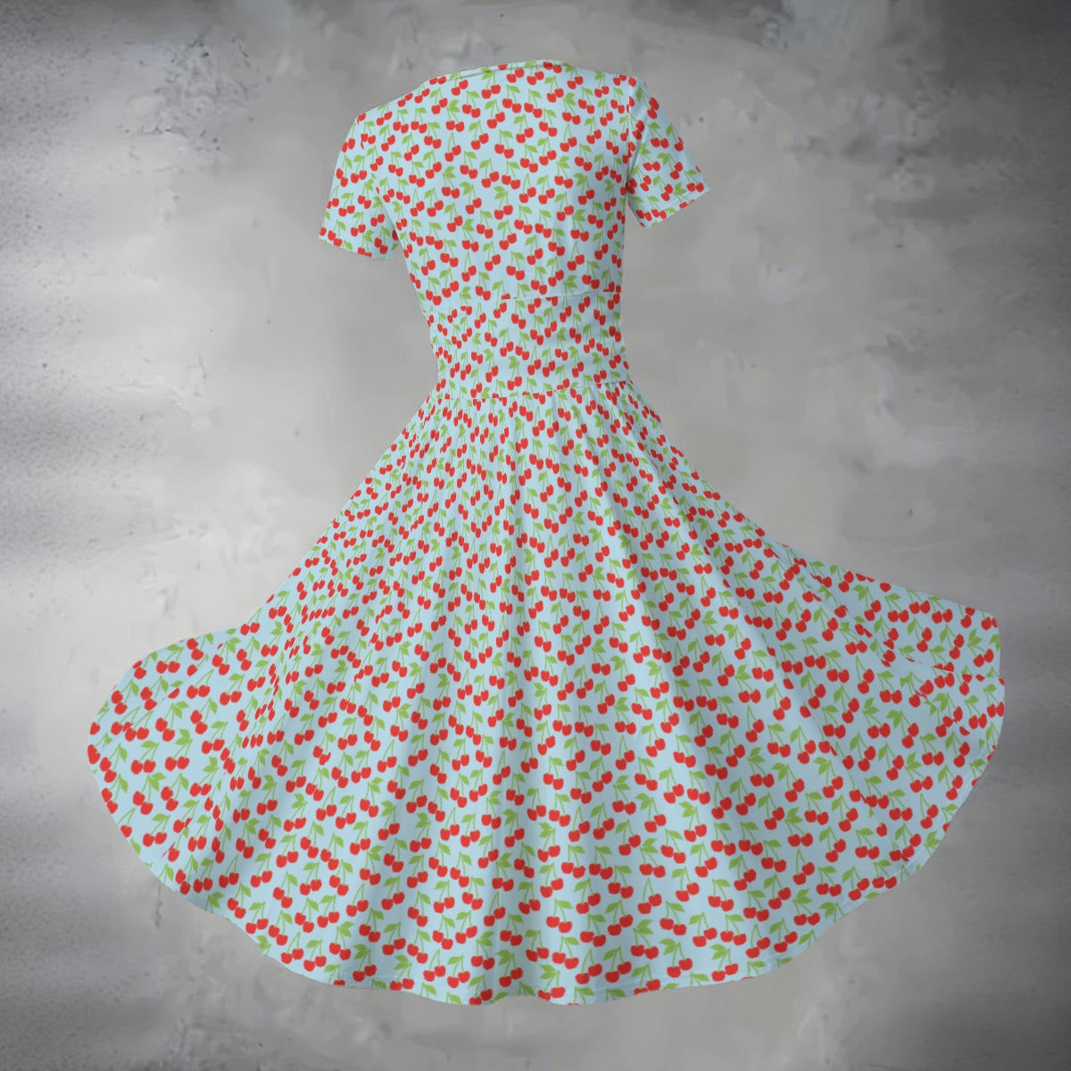 Women's Midi V-Neck Dress