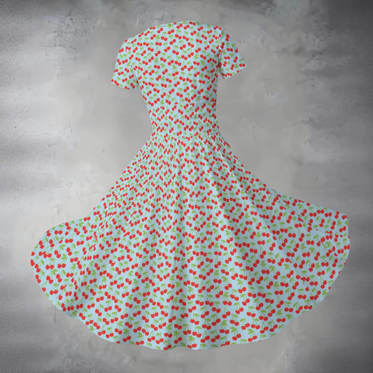 Women's Midi V-Neck Dress