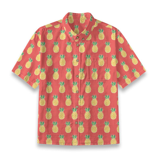 Kids' Cotton Button-Up Shirt
