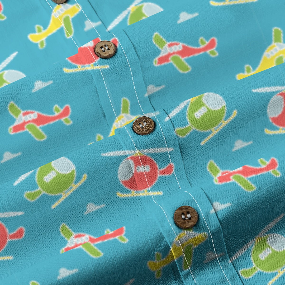 Kids' Cotton Button-Up Shirt