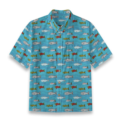 Kids' Cotton Button-Up Shirt