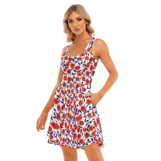 Women's Sleeveless Twirl Dress
