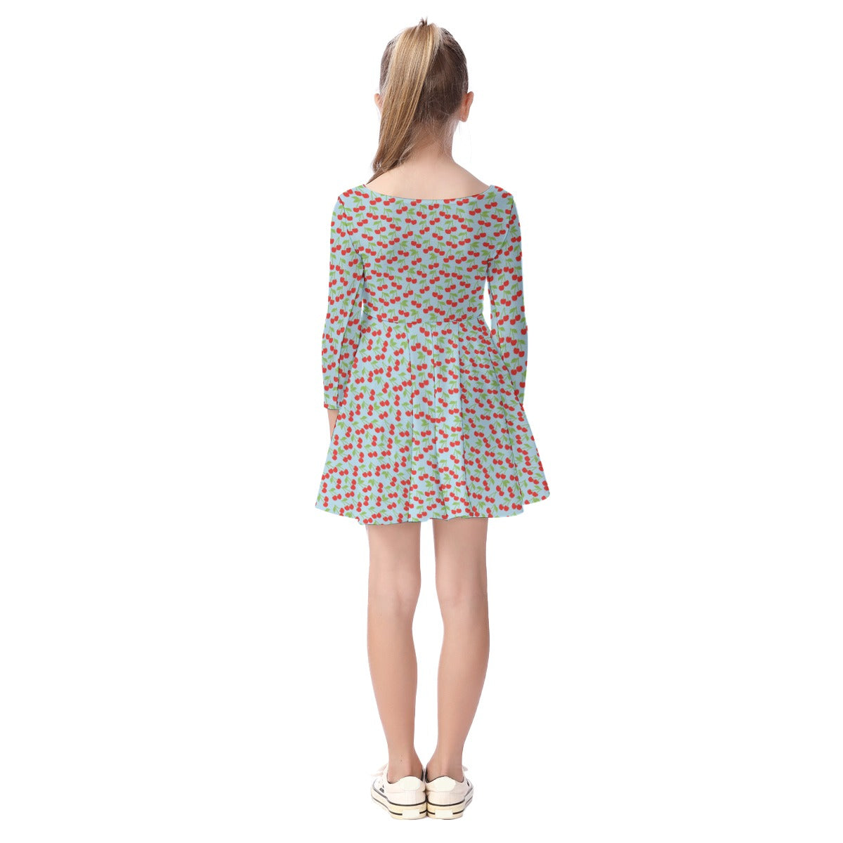 Kids' Long-Sleeve Twirl Dress