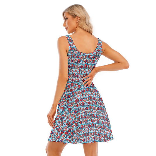 Women's Sleeveless Twirl Dress