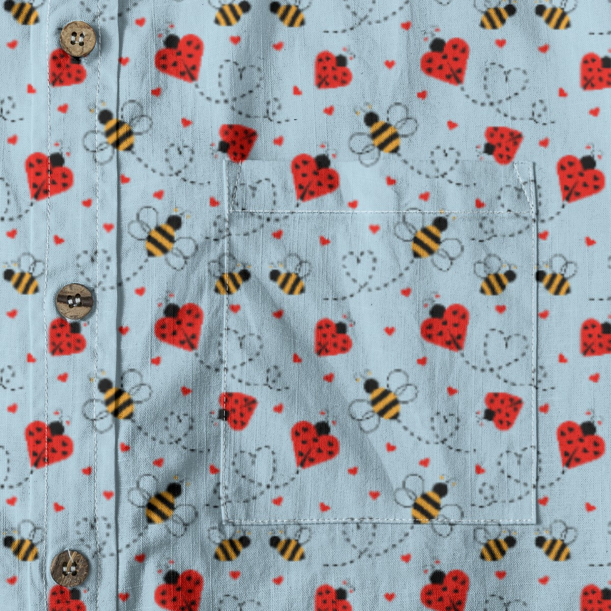 Men's Cotton Button-Up Shirt