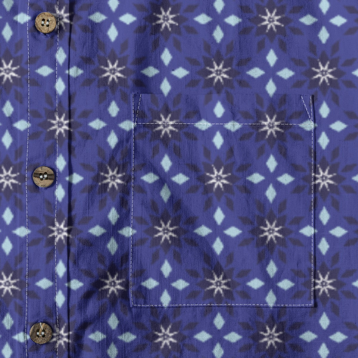 Men's Cotton Button-Up Shirt