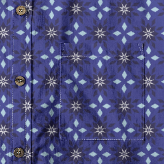 Men's Cotton Button-Up Shirt