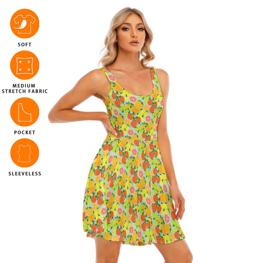Women's Sleeveless Twirl Dress