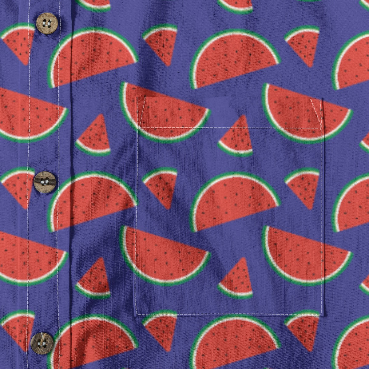 Men's Cotton Button-Up Shirt