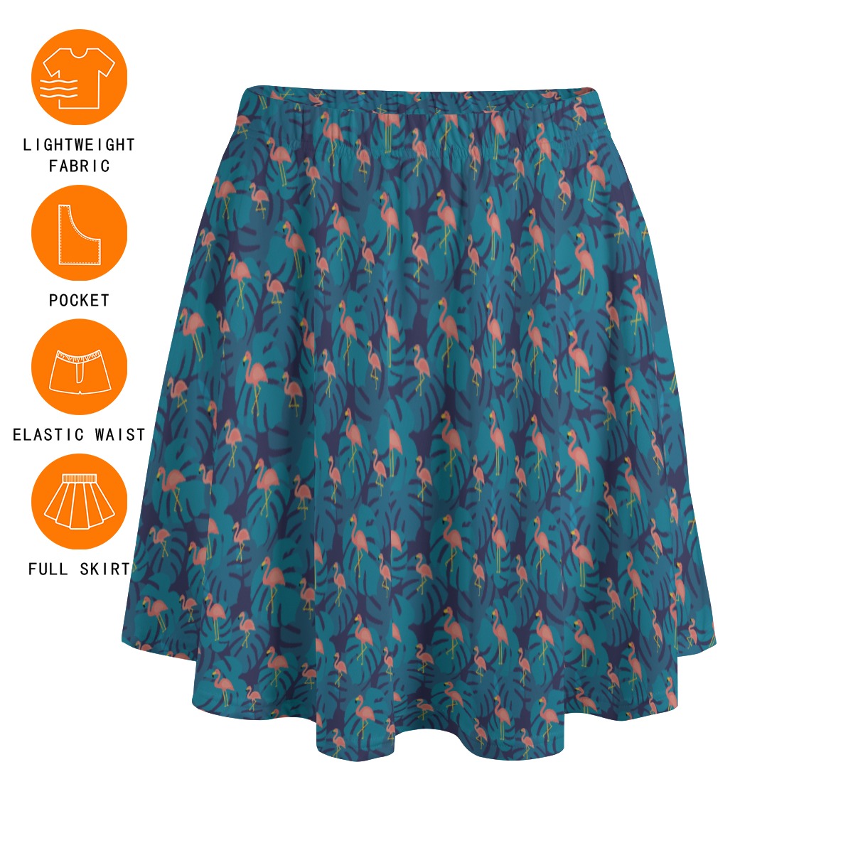 Women's Skater Skirt with Pockets
