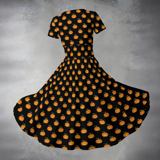 Women's Midi V-Neck Dress