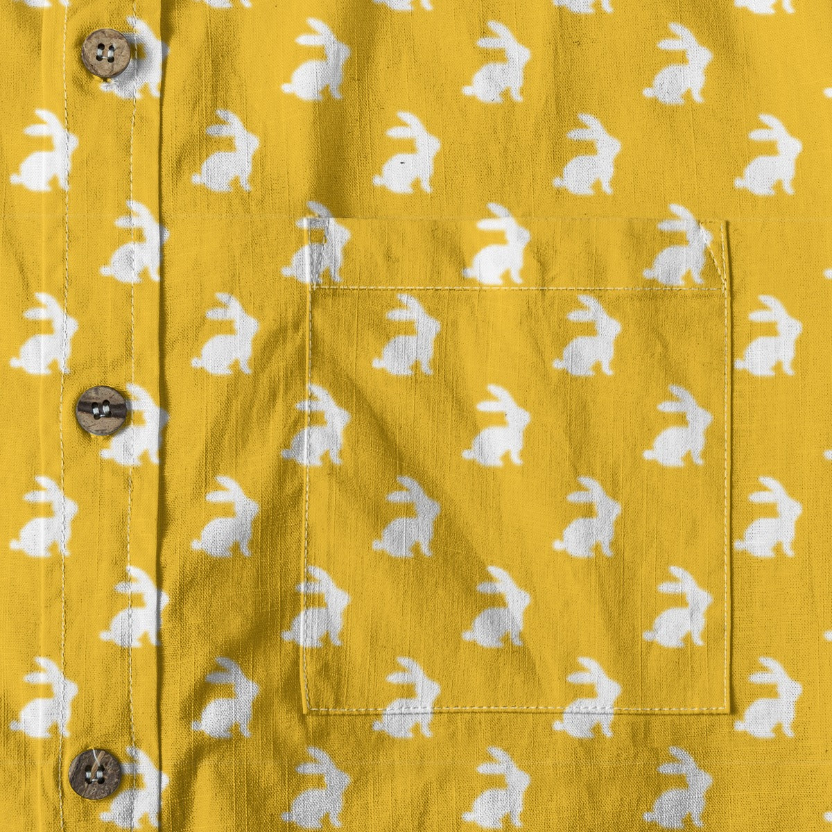 Men's Cotton Button-Up Shirt