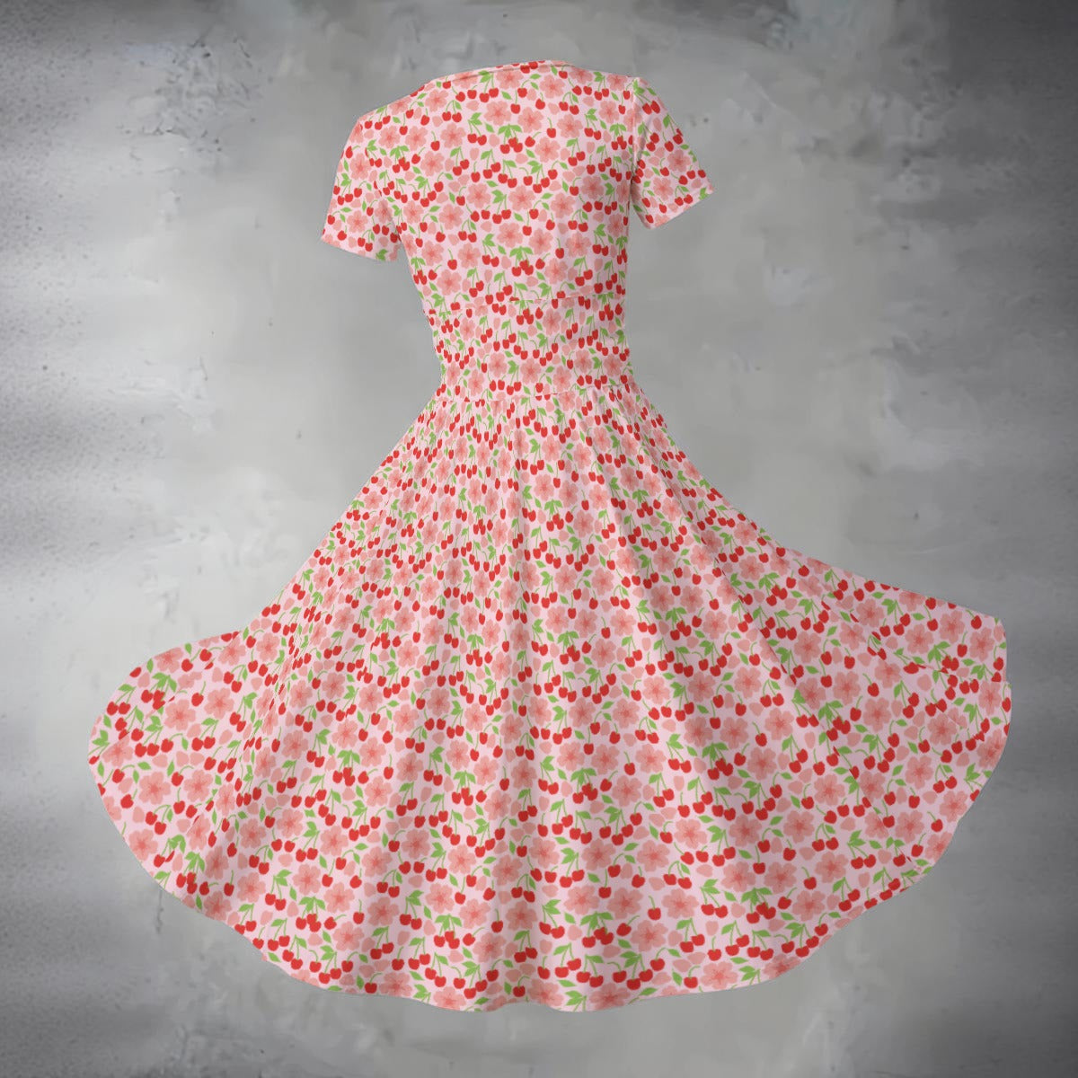 Women's Midi V-Neck Dress
