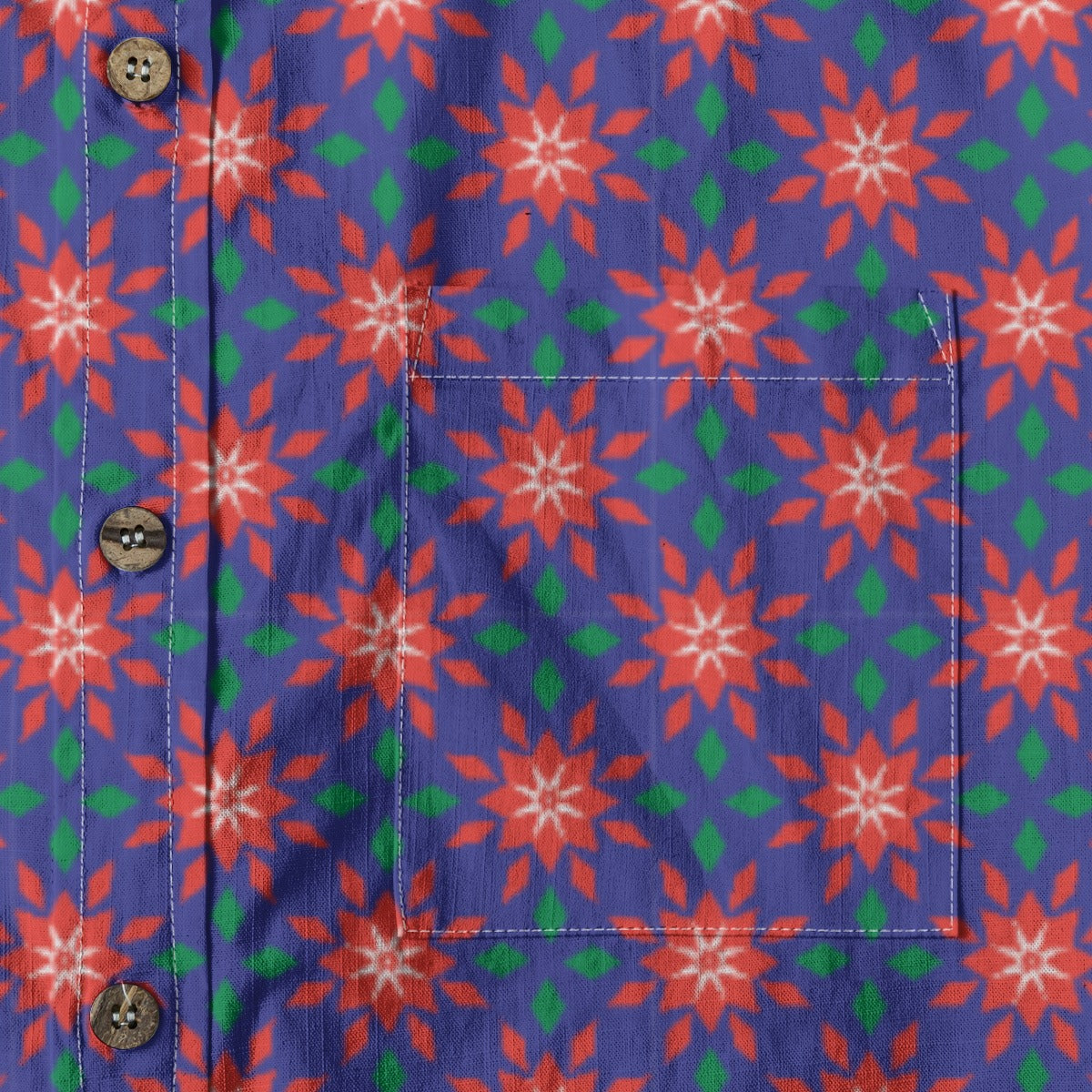 Men's Cotton Button-Up Shirt