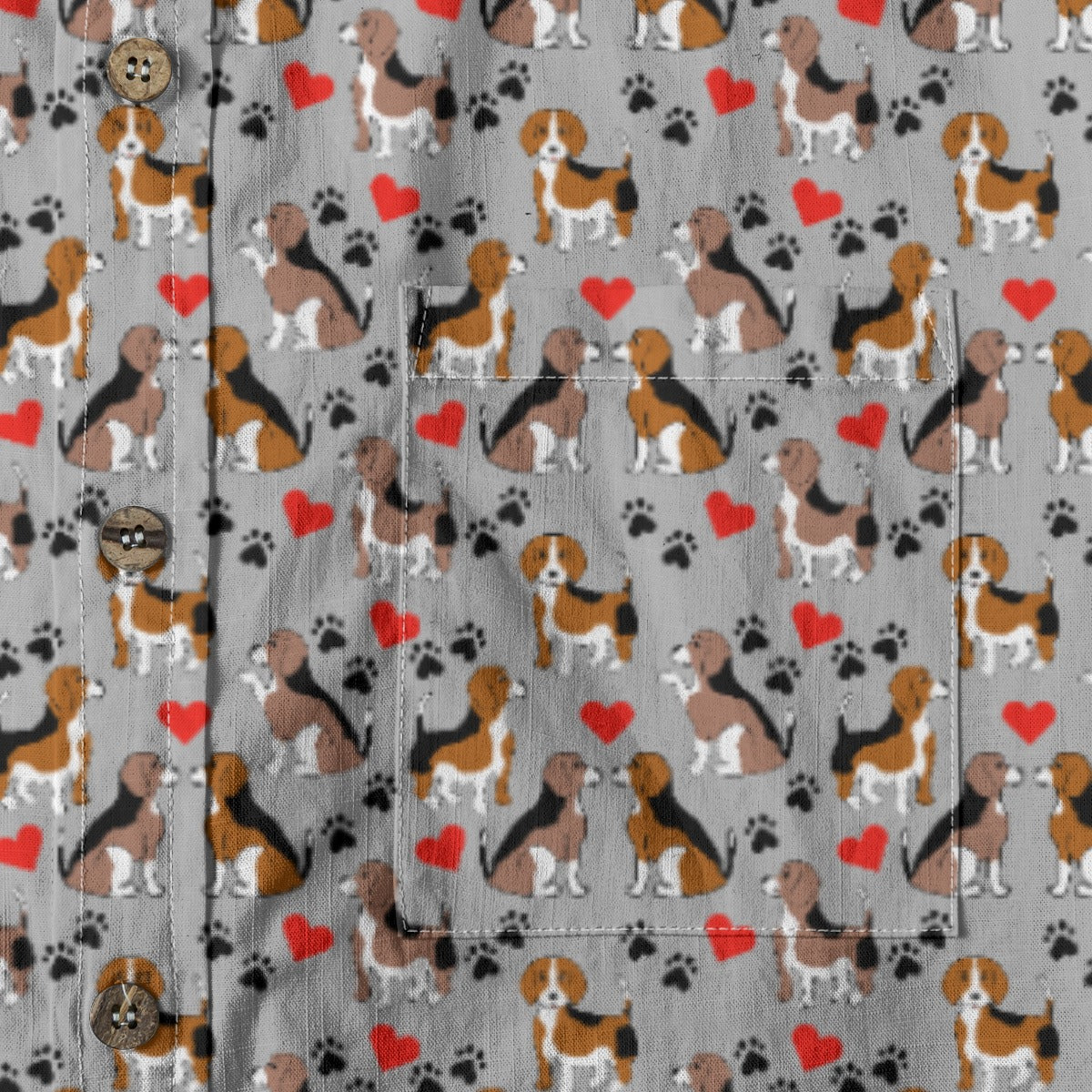 Men's Cotton Button-Up Shirt