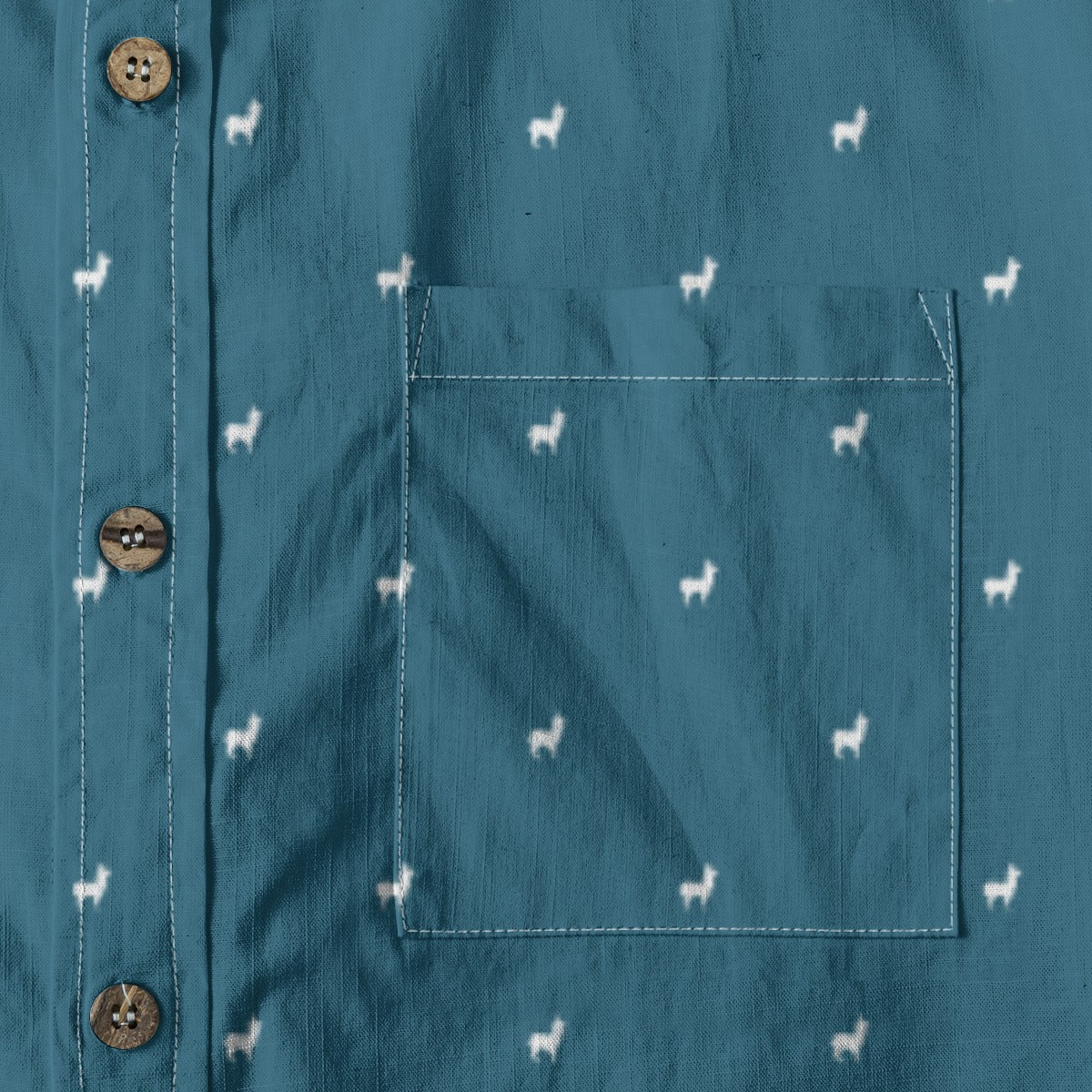 Men's Cotton Button-Up Shirt