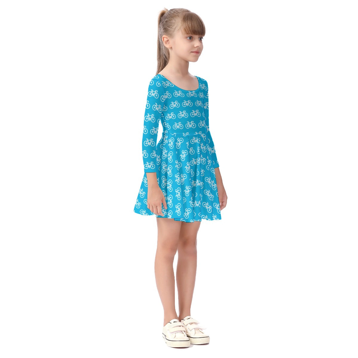 Kids' Long-Sleeve Twirl Dress