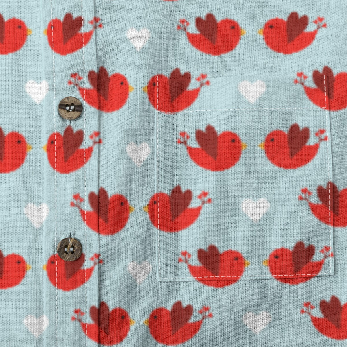 Kids' Cotton Button-Up Shirt