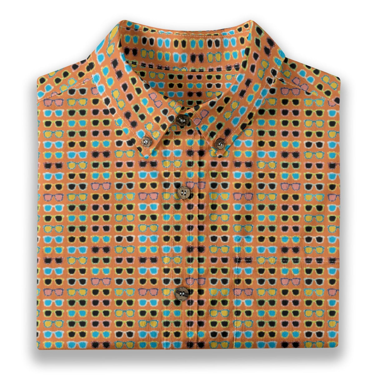 Men's Cotton Button-Up Shirt