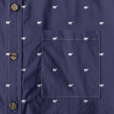 Men's Cotton Button-Up Shirt