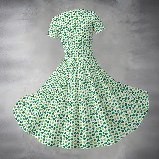 Women's Midi V-Neck Dress