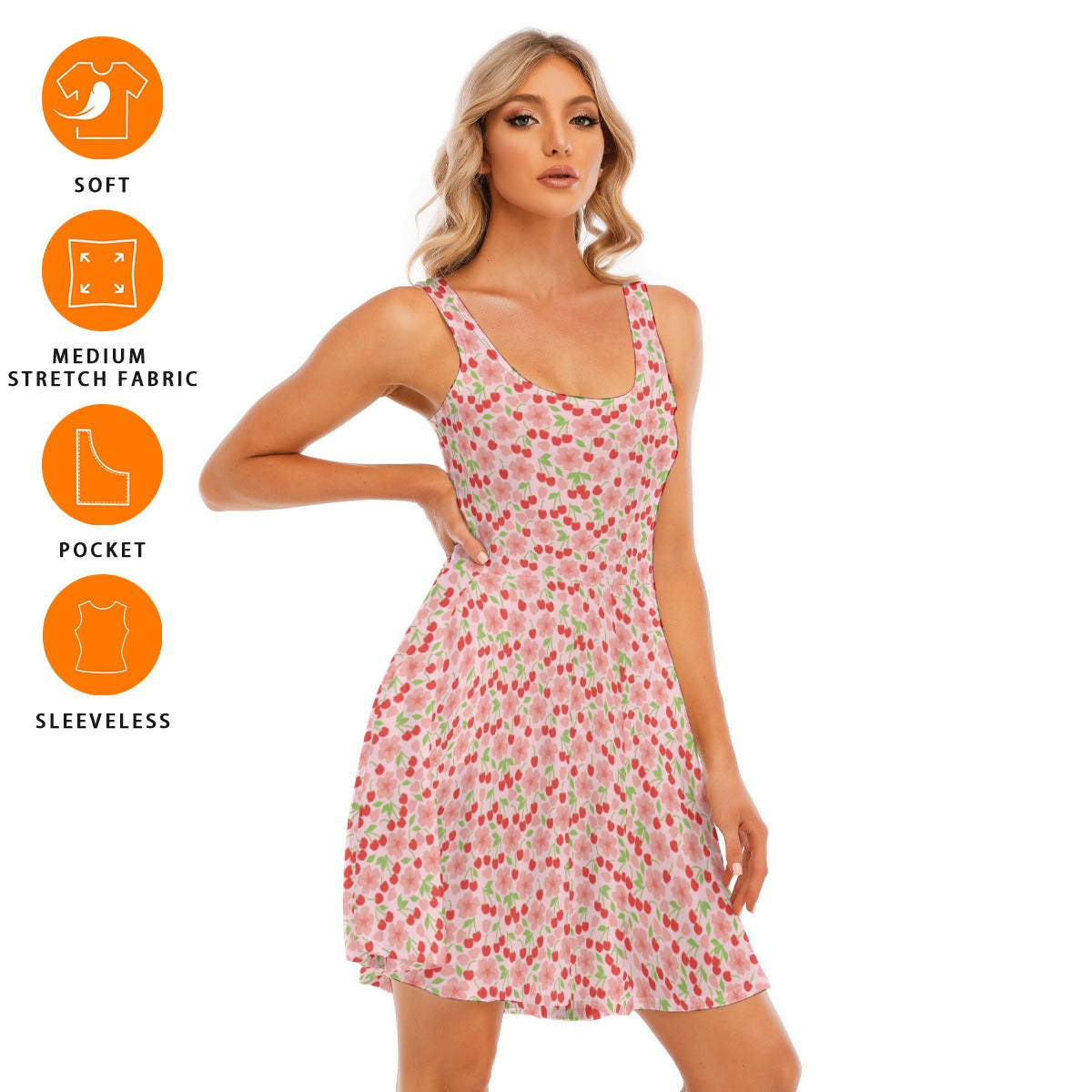 Women's Sleeveless Twirl Dress