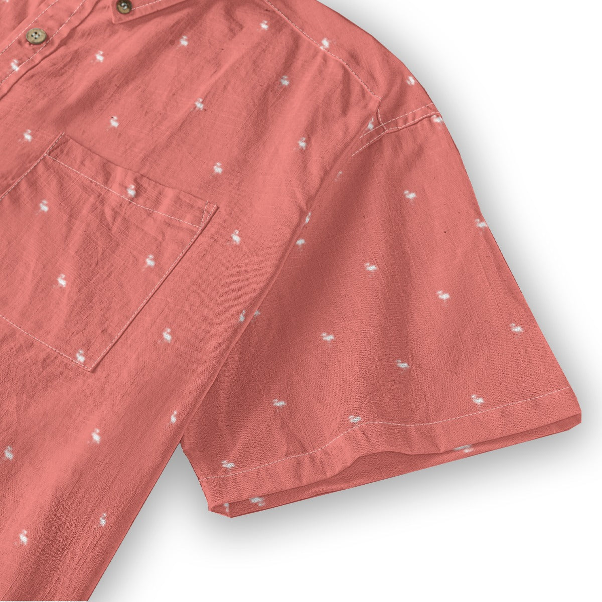 Men's Cotton Button-Up Shirt