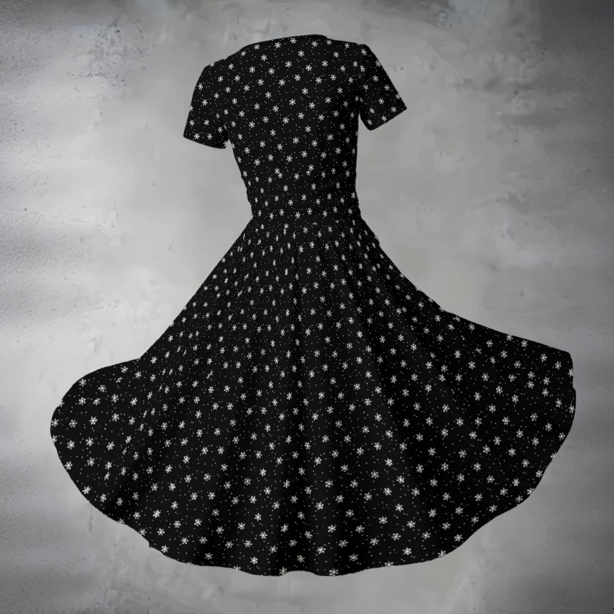Women's Midi V-Neck Dress