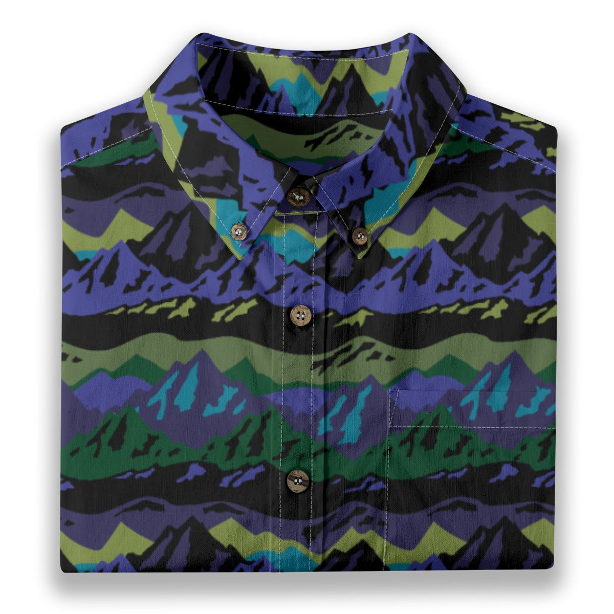 Men's Cotton Button-Up Shirt