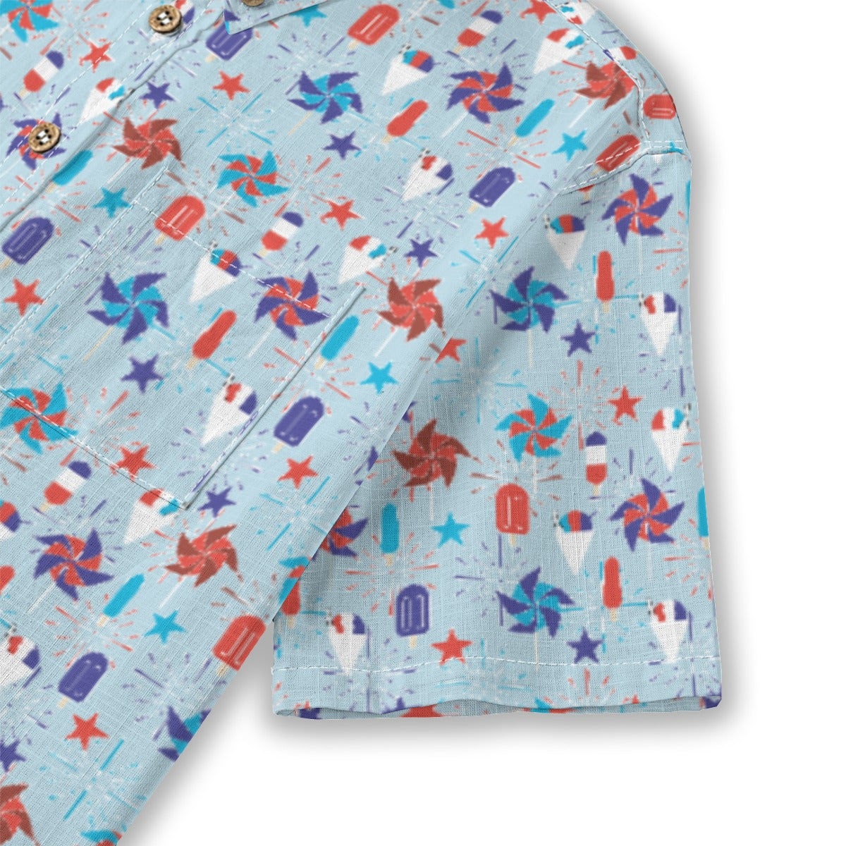 Kids' Cotton Button-Up Shirt