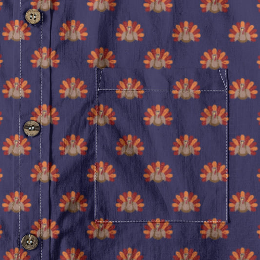 Men's Cotton Button-Up Shirt