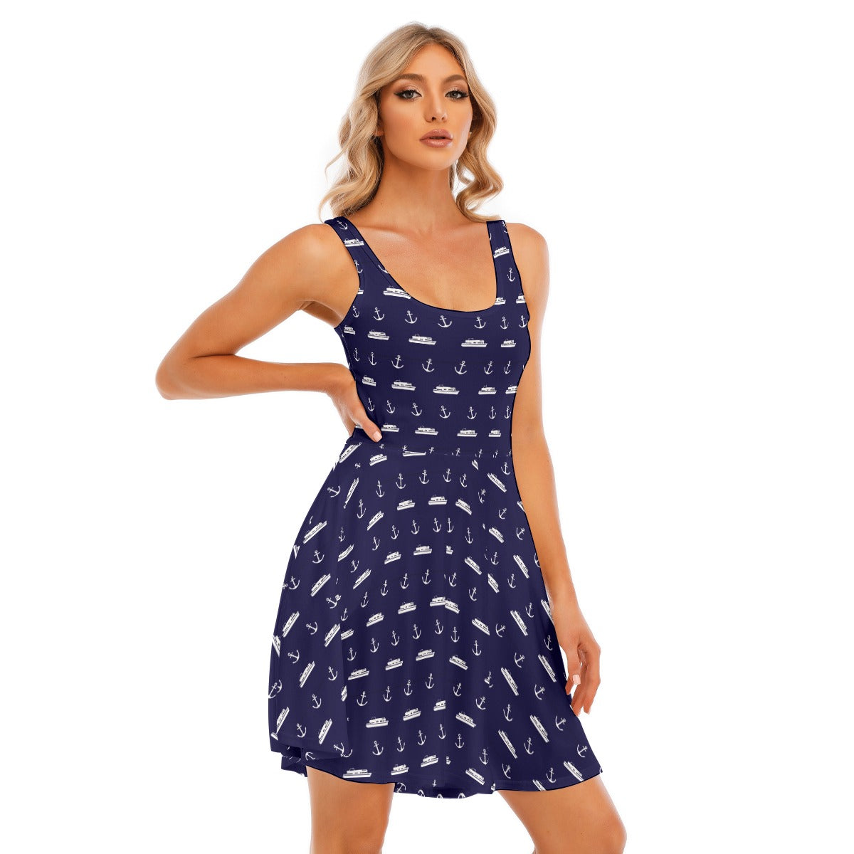 Women's Sleeveless Twirl Dress