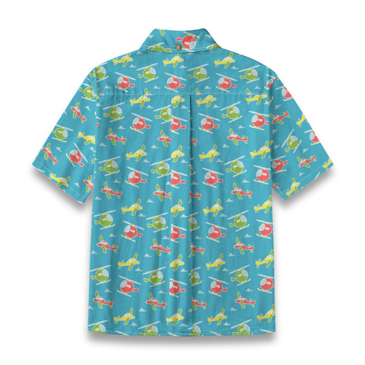 Kids' Cotton Button-Up Shirt