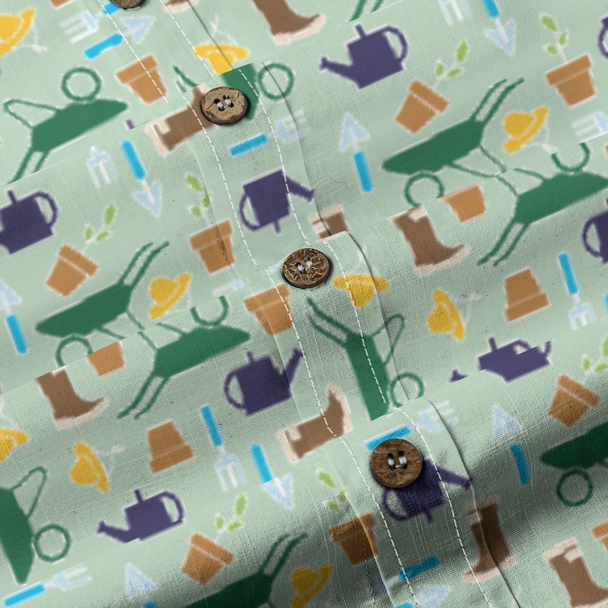 Kids' Cotton Button-Up Shirt