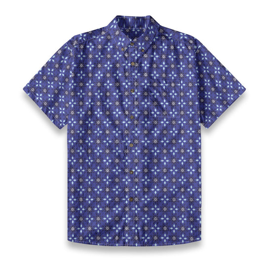 Men's Cotton Button-Up Shirt
