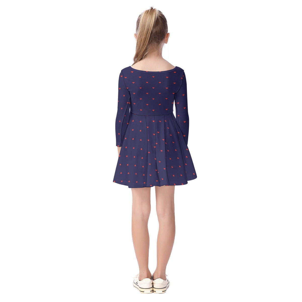 Kids' Long-Sleeve Twirl Dress