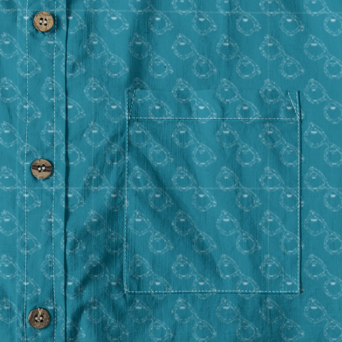 Men's Cotton Button-Up Shirt