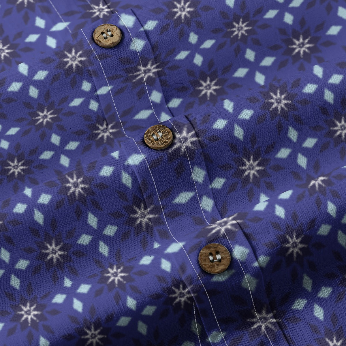 Men's Cotton Button-Up Shirt
