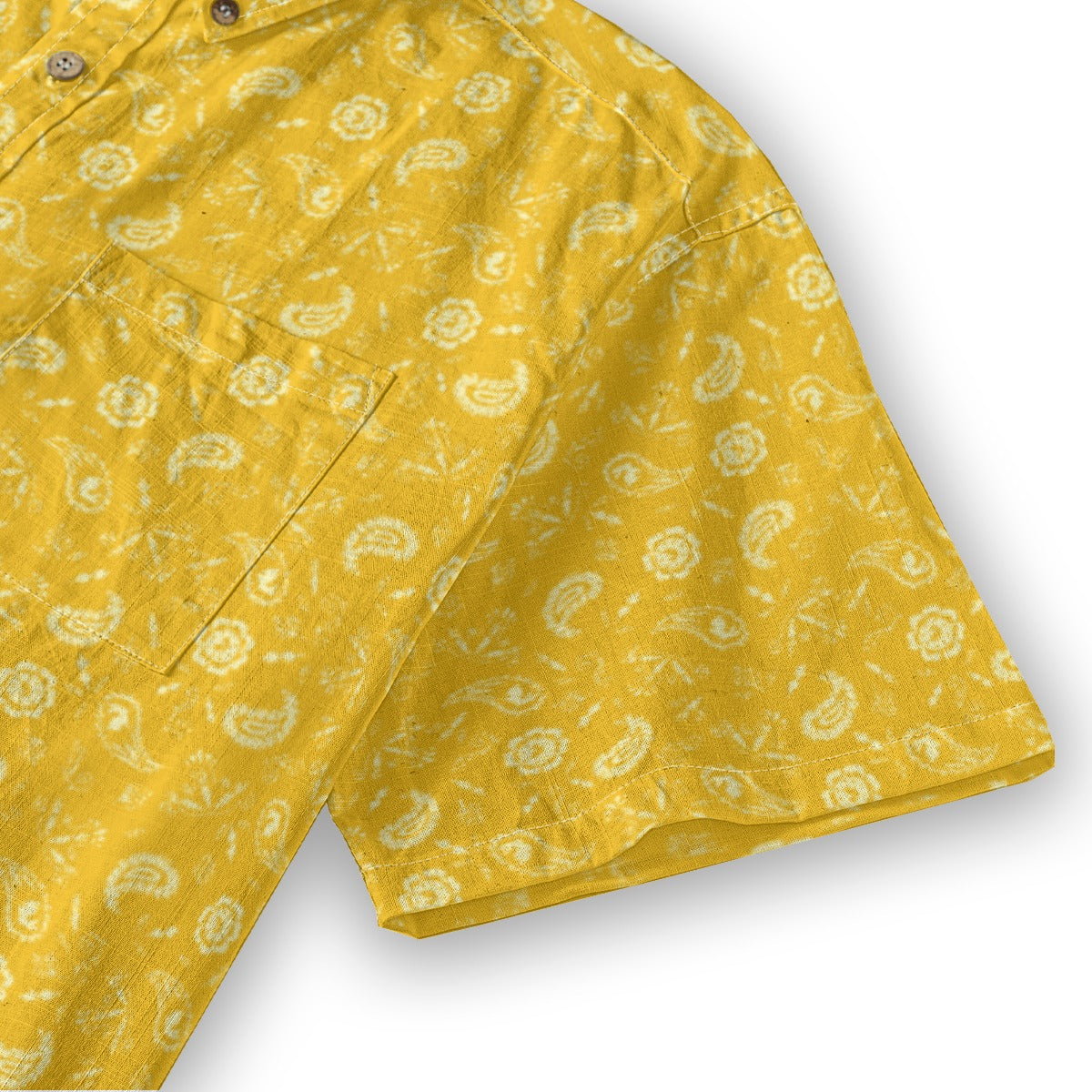 Men's Cotton Button-Up Shirt