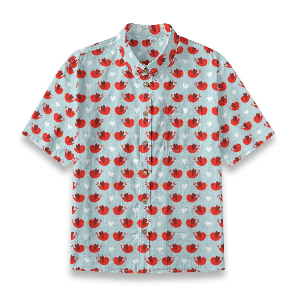 Kids' Cotton Button-Up Shirt