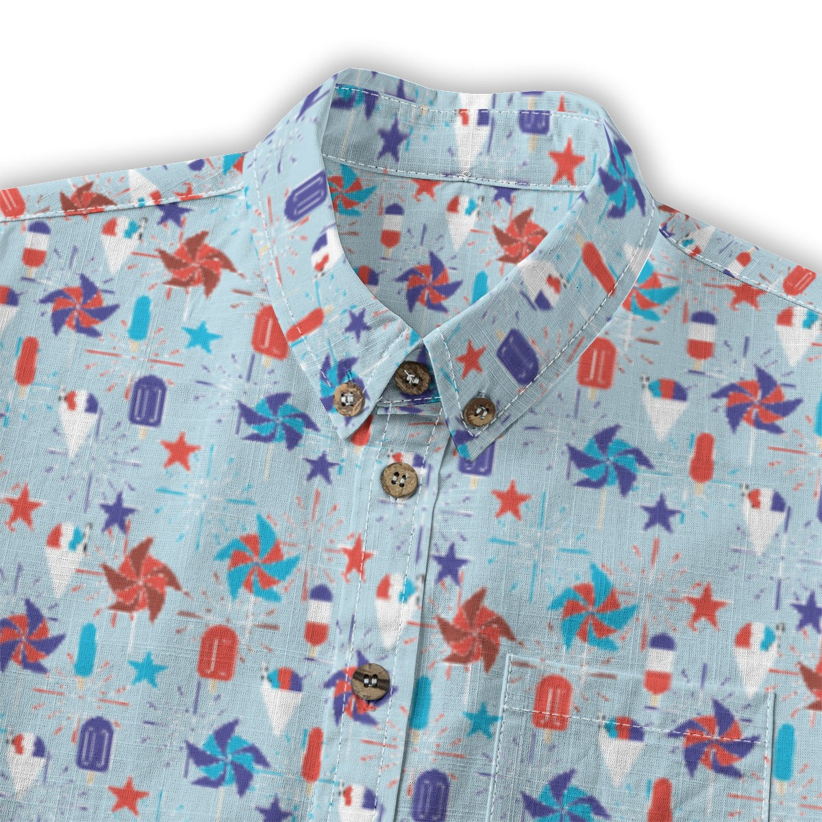 Kids' Cotton Button-Up Shirt