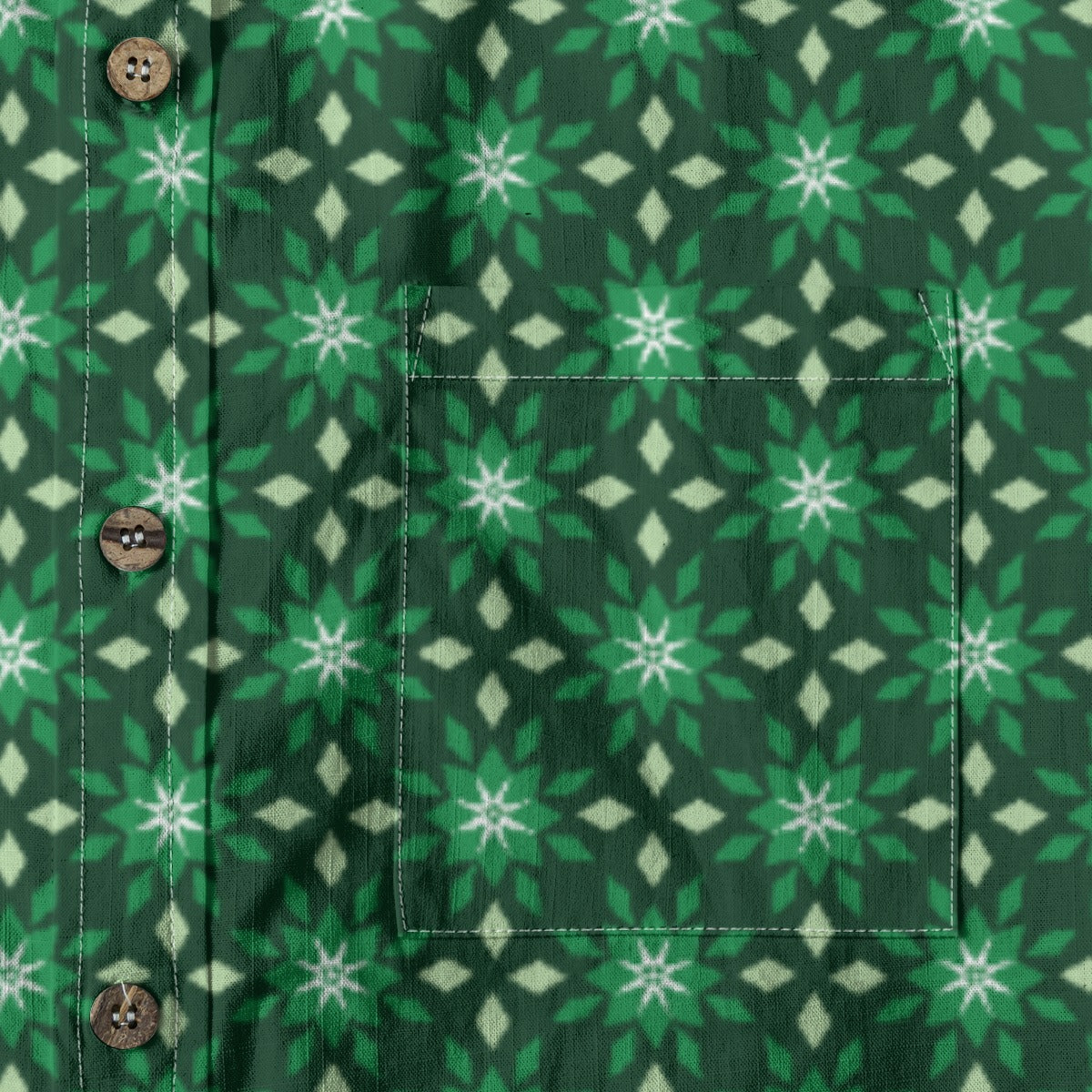 Men's Cotton Button-Up Shirt