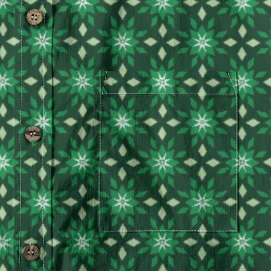Men's Cotton Button-Up Shirt