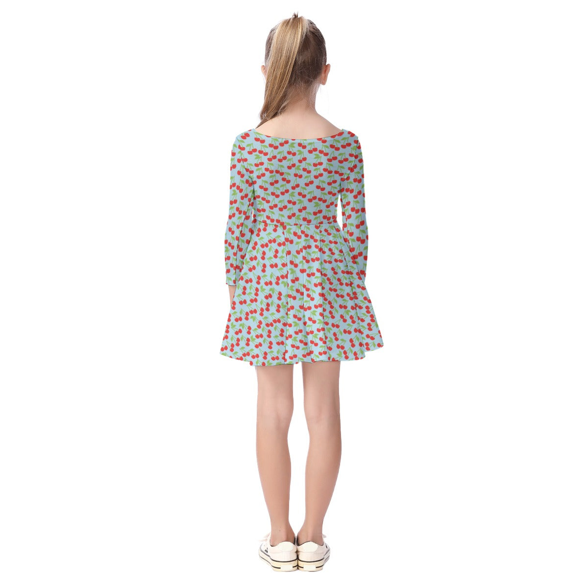 Kids' Long-Sleeve Twirl Dress