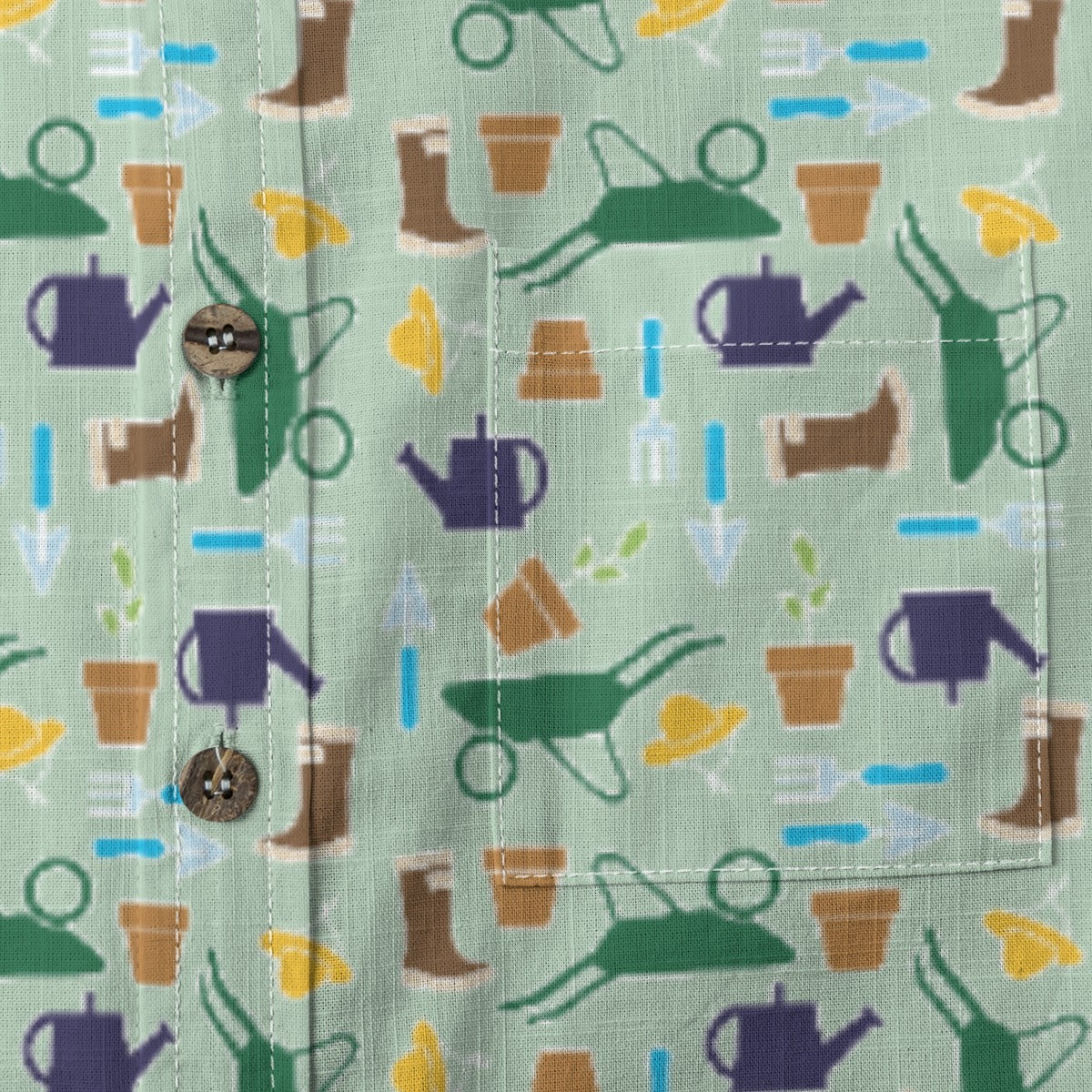 Kids' Cotton Button-Up Shirt