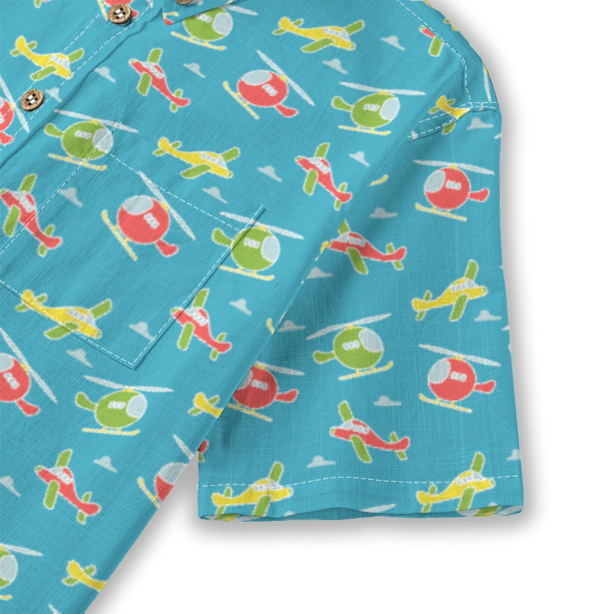Kids' Cotton Button-Up Shirt