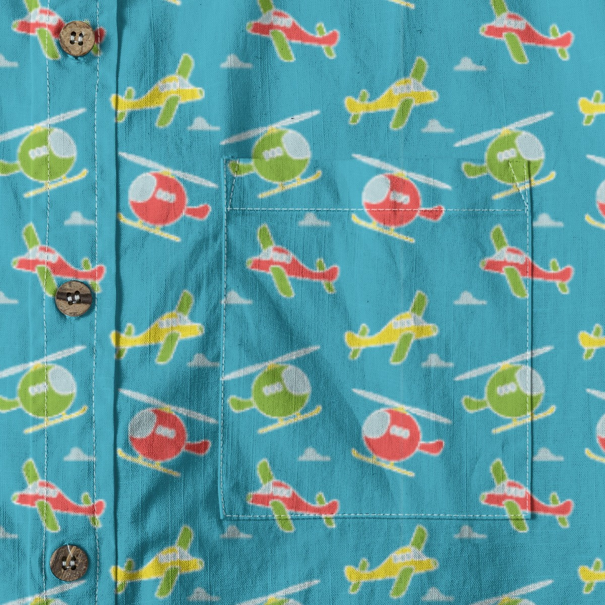 Men's Cotton Button-Up Shirt